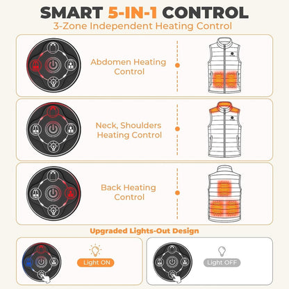 Heated vest